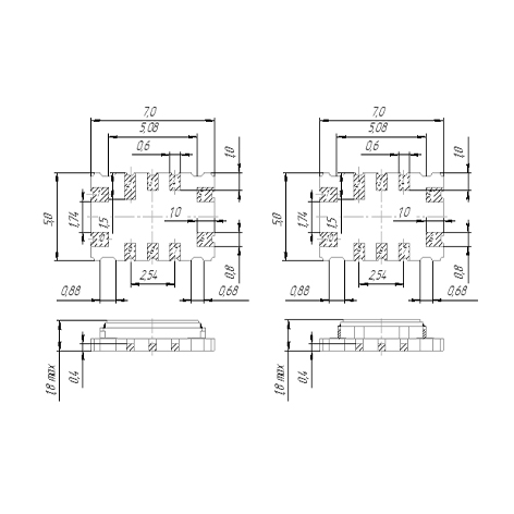 GK256-TK-02 - Dimensions